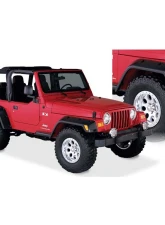 Bushwacker FF MAX POCKET STYLE 4PC Jeep Wrangler Front and Rear 1997-2006                                     - 10908-07 - Image 5