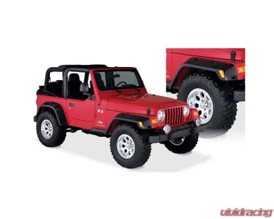 Bushwacker FF MAX POCKET STYLE 4PC Jeep Wrangler Front and Rear 1997-2006 - 10908-07