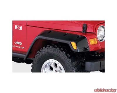 Bushwacker FF MAX POCKET STYLE 4PC Jeep Wrangler Front and Rear 1997-2006 - 10908-07
