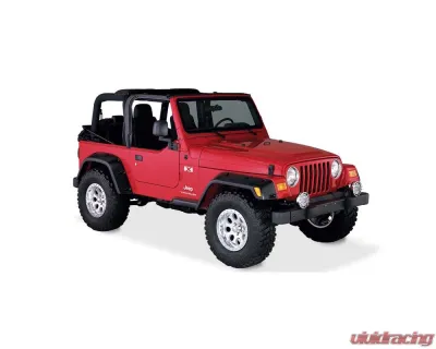 Bushwacker FF MAX POCKET STYLE 4PC Jeep Wrangler Front and Rear 1997-2006 - 10908-07