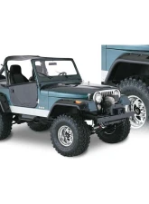 Bushwacker Fender Flares Cutout Style 4Pc Jeep Front and Rear                                     - 10910-07 - Image 4