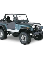 Bushwacker Fender Flares Cutout Style 4Pc Jeep Front and Rear                                     - 10910-07 - Image 4