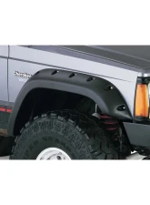 Bushwacker Fender Flares Cutout Style 4Pc Jeep Cherokee Front and Rear 1984-2001                                     - 10911-07 - Image 2
