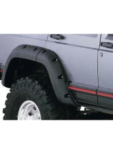 Bushwacker Fender Flares Cutout Style 4Pc Jeep Cherokee Front and Rear 1984-2001                                     - 10911-07 - Image 3