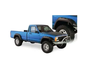 Bushwacker Fender Flares Cutout Style 4Pc Jeep Front and Rear