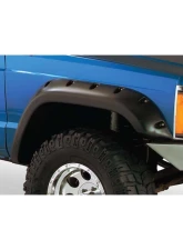 Bushwacker Fender Flares Cutout Style 4Pc Jeep Front and Rear                                     - 10912-07 - Image 2