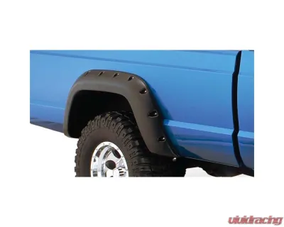 Bushwacker Fender Flares Cutout Style 4Pc Jeep Front and Rear - 10912-07