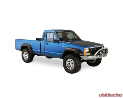 Bushwacker Fender Flares Cutout Style 4Pc Jeep Front and Rear - 10912-07
