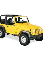 Bushwacker Fender Flares Large Pocket Style Jeep Wrangler 1997-2006                                     - 10913-07 - Image 4