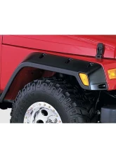 Bushwacker FENDER FLARES POCKET STYLE 4PC Jeep Wrangler Front and Rear 1997-2006                                     - 10917-07 - Image 2