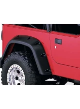 Bushwacker FENDER FLARES POCKET STYLE 4PC Jeep Wrangler Front and Rear 1997-2006                                     - 10917-07 - Image 3