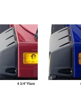 Bushwacker FENDER FLARES POCKET STYLE 4PC Jeep Wrangler Front and Rear 1997-2006                                     - 10917-07 - Image 6