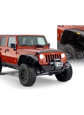 Bushwacker Fender Flares Flat Style 4Pc Jeep Wrangler 2007-2017                                     - 10918-07 - Image 5