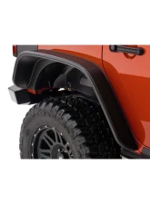 Bushwacker Fender Flares Flat Style 4Pc Jeep Wrangler 2007-2017                                     - 10918-07 - Image 3
