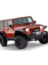 Bushwacker Fender Flares Flat Style 4Pc Jeep Wrangler 2007-2017                                     - 10918-07 - Image 4