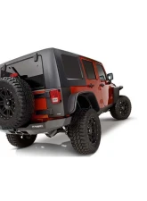 Bushwacker Fender Flares Flat Style 4Pc Jeep Wrangler 2007-2017                                     - 10918-07 - Image 5