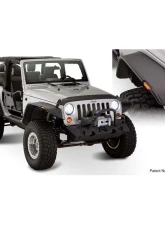 Bushwacker Fender Flares Flat Style 4Pc Jeep Wrangler 2007-2017                                     - 10919-07 - Image 6