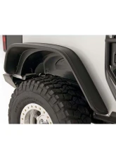 Bushwacker Fender Flares Flat Style 4Pc Jeep Wrangler 2007-2017                                     - 10919-07 - Image 4