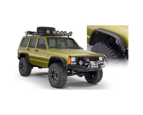 Bushwacker Fender Flares Flat Style 4Pc Jeep Cherokee 1984-2001