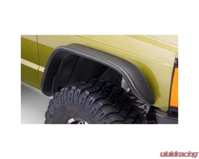 Bushwacker Fender Flares Flat Style 4Pc Jeep Cherokee 1984-2001 - 10922-07