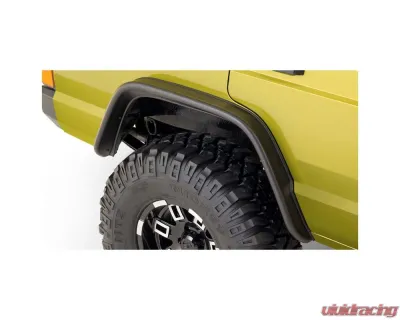 Bushwacker Fender Flares Flat Style 4Pc Jeep Cherokee 1984-2001 - 10922-07