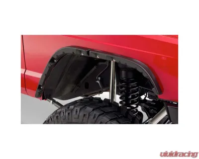 Bushwacker Fender Flares Flat Style 4Pc Jeep Cherokee 1984-2001 - 10922-07