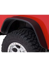 Bushwacker Fender Flares Flat Style 4Pc Jeep Wrangler 1987-1995                                     - 10924-07 - Image 3