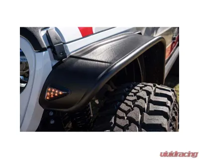 Bushwacker Fender Flares Flat Style 4Pc Jeep Gladiator 2020 - 10928-07