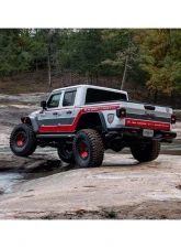 Bushwacker Fender Flares Flat Style 4Pc Jeep Gladiator 2020                                     - 10928-07 - Image 4