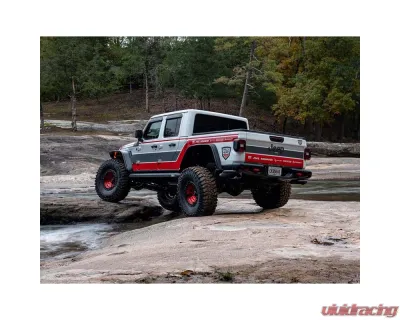 Bushwacker Fender Flares Flat Style 4Pc Jeep Gladiator 2020 - 10928-07