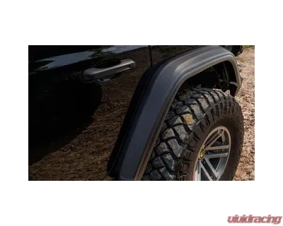 Bushwacker Fender Flares Hyperform 4pc Set Jeep Wrangler 2018-2021 - 11950-07