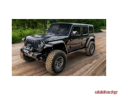 Bushwacker Fender Flares Hyperform 4pc Set Jeep Wrangler 2018-2021 - 11950-07