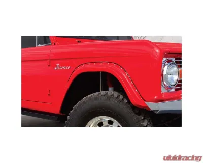 Bushwacker Fender Flares Cutout Style 2Pc Front Ford Bronco 1966-1977 - 20001-07