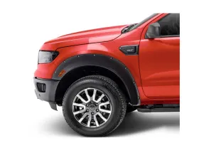 Bushwacker 2019-2021 Ford Ranger Fleetside Pocket Style Flares  2pc Front - Black