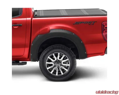 Bushwacker 2019-2021 Ford Ranger Pocket Style Flares 2pc SuperCrew 60in Bed - Black - 20120-02