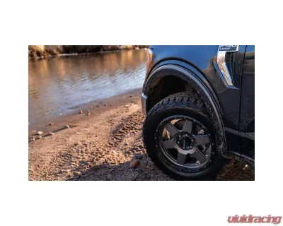 Bushwacker Front 2-Piece Black Smooth Finish OE Style Fender Flares Ford F-150 2021-2022 - 20131-02