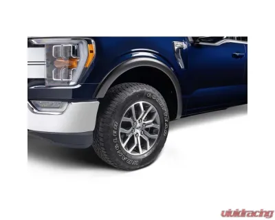 Bushwacker Front 2-Piece Black Smooth Finish OE Style Fender Flares Ford F-150 2021-2022 - 20131-02