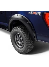 Bushwacker Pocket Style Fender Flares 2 pc Rear - Black (Excl. Lightning) Ford F-150 2021-2022                                     - 20134-02 - Image 2