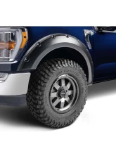 Bushwacker Pocket Style Fender Flares 2 pc Front - Black YJ FF Ford F-150 2021-2022                                     - 20135-02 - Image 2