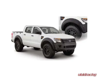 Bushwacker 11-15 Ford Ranger T6 Pocket Style Flares 4pc - Black - 20934-02