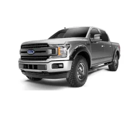 Bushwacker Fender Flares Pocket Style-Color Agate Black Met Smooth Finish 4 Pc Ford F-350 2017-2018