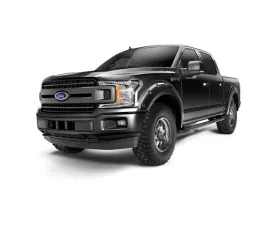 Bushwacker Fender Flares Pocket Style-Color Agate Black Met Finish 4 Pc Ford