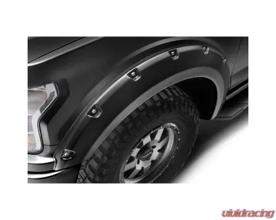 Bushwacker Fender Flares Pocket Style-Color Agate Black Met Finish 4 Pc Ford - 20945-32
