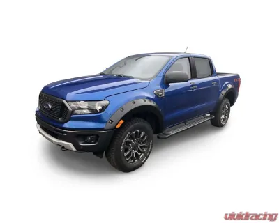 Bushwacker 2019-2021 Ford Ranger Pocket Style Flares 4pc SuberCab 72in Bed - Black - 20950-02