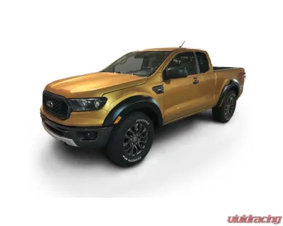 Bushwacker Fender Flares Extend-A-Fender Style 4Pc Ford Ranger SuperCab 2019-2022 - 20954-02