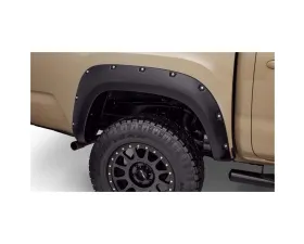 Bushwacker Set of 2 Black Rear Pocket Style Fender Flares Toyota Tundra 2022-2023