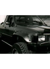 Bushwacker Fender Flares Cutout Style 2Pc Front Toyota Pickup 1984-1988                                     - 31009-11 - Image 3