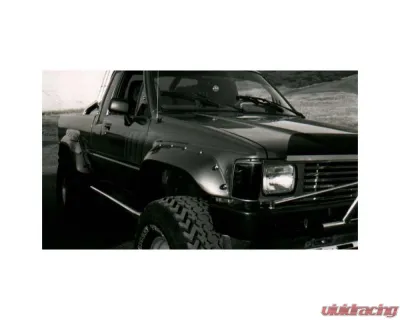 Bushwacker Fender Flares Cutout Style 2Pc Front Toyota Pickup 1984-1988 - 31009-11