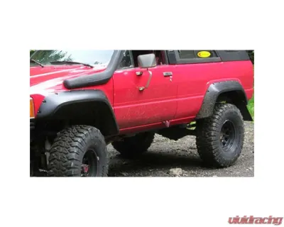 Bushwacker Fender Flares Cutout Style 2Pc Front Toyota Pickup 1984-1988 - 31009-11