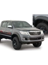 Bushwacker 11-13 Toyota Hilux Pocket Style Flares 4pc 59.8in Bed - Black                                     - 31929-02 - Image 6